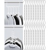 image:imageMr Pen Space Saving Hangers for Clothes 24 pcs 5 Slots Bulk Plastic  Collapsible Hangers with 360 Swivel Hook Hanger Hooks Space Saver for Closet Organizers and Storage Dorm Room EssentialsWhite