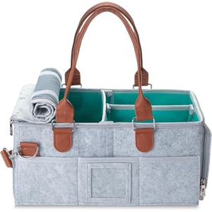 image:imageMr Pen Baby Diaper Caddy Organizer with Lid Baby Organizer  Diaper Caddy with Lid
