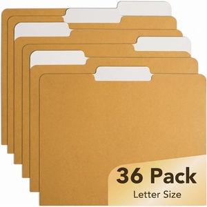 image:imageMr Pen File Folders 18 Pack Vintage Colors 13Cut Tab  File Folders Letter Size Colored File Folders Office File FolderGolden Sand