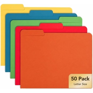 image:imageMr Pen File Folders 18 Pack Vintage Colors 13Cut Tab  File Folders Letter Size Colored File Folders Office File FolderVibrant Earthy Spectrum
