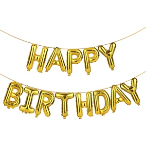 image:imageMr Pen Happy Birthday Balloons 145 Inch Gold 15 Pcs  Happy Birthday Balloons Letters Happy Birthday Balloon Banner Happy Birthday Foil Balloon Happy Birthday Letter Balloons
