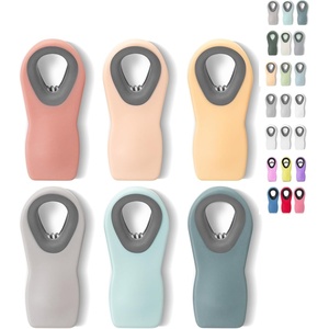 image:imageMr Pen Magnetic Chip Clips 6 Pack Airtight Seal  Reusable Bag Closers for Food Storage Snacks Bread amp Kitchen Organization Strong Plastic Clips for Refrigerator UseMuted Morandi