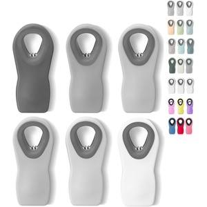 image:imageMr Pen Magnetic Chip Clips 6 Pack Airtight Seal  Reusable Bag Closers for Food Storage Snacks Bread amp Kitchen Organization Strong Plastic Clips for Refrigerator UseGray Shades