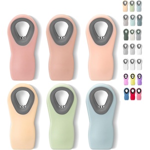 image:imageMr Pen Magnetic Chip Clips 6 Pack Airtight Seal  Reusable Bag Closers for Food Storage Snacks Bread amp Kitchen Organization Strong Plastic Clips for Refrigerator UseMuted Pastel