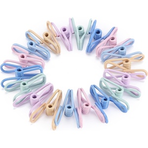 image:imageMr Pen PVCCoated Utility Clips 2 Inch 18 Pack Colorful  PVCCoated Steel Chip Bag Clips for Sealing Food Paper Holder Clothesline Clip for Laundry Hanging Kitchen BagsPastel