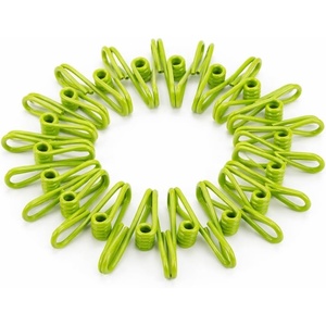 image:imageMr Pen PVCCoated Utility Clips 2 Inch 18 Pack Colorful  PVCCoated Steel Chip Bag Clips for Sealing Food Paper Holder Clothesline Clip for Laundry Hanging Kitchen BagsGreen