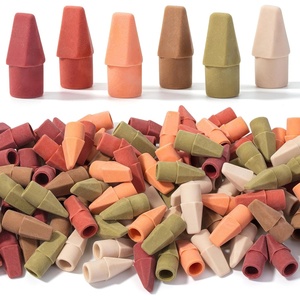 image:imageMr Pen Pencil Top Erasers 120 Pack LatexFree NoSmudge  Cap Pencil Erasers for Precise Erasing Kids Teachers Studying Supplies Vibrant ColorsAutumn Earth