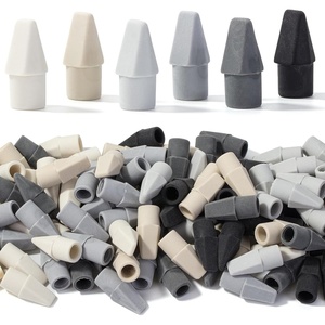 image:imageMr Pen Pencil Top Erasers 120 Pack LatexFree NoSmudge  Cap Pencil Erasers for Precise Erasing Kids Teachers Studying Supplies Vibrant ColorsGrayscale