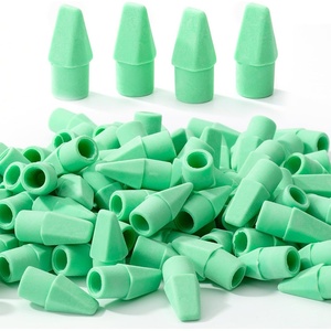 image:imageMr Pen Pencil Top Erasers 120 Pack LatexFree NoSmudge  Cap Pencil Erasers for Precise Erasing Kids Teachers Studying Supplies Vibrant ColorsGreen