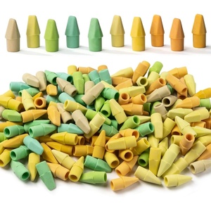 image:imageMr Pen Pencil Top Erasers 120 Pack LatexFree NoSmudge  Cap Pencil Erasers for Precise Erasing Kids Teachers Studying Supplies Vibrant ColorsNature Shades