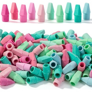 image:imageMr Pen Pencil Top Erasers 120 Pack LatexFree NoSmudge  Cap Pencil Erasers for Precise Erasing Kids Teachers Studying Supplies Vibrant ColorsPink  Mint Hues