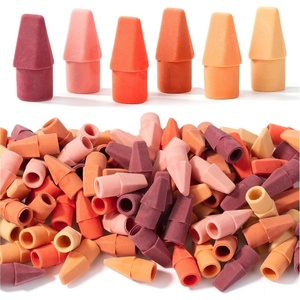 image:imageMr Pen Pencil Top Erasers 120 Pack LatexFree NoSmudge  Cap Pencil Erasers for Precise Erasing Kids Teachers Studying Supplies Vibrant ColorsSunset Orange