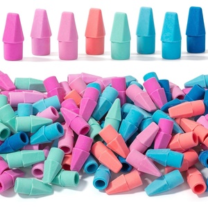 image:imageMr Pen Pencil Top Erasers 120 Pack LatexFree NoSmudge  Cap Pencil Erasers for Precise Erasing Kids Teachers Studying Supplies Vibrant ColorsTropical Breeze
