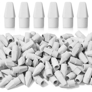 image:imageMr Pen Pencil Top Erasers 120 Pack LatexFree NoSmudge  Cap Pencil Erasers for Precise Erasing Kids Teachers Studying Supplies Vibrant ColorsWhite