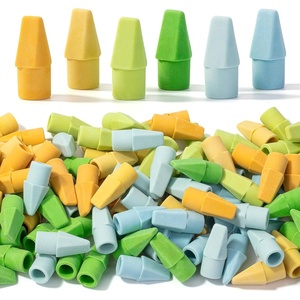 image:imageMr Pen Pencil Top Erasers 120 Pack LatexFree NoSmudge  Cap Pencil Erasers for Precise Erasing Kids Teachers Studying Supplies Vibrant ColorsYellow  Green  Blue