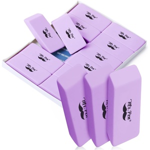 image:imageMr Pen Pink Pencil Eraser 12 Pack  Large Latex Free Block Erasers for School Office Art Sketching Homework Exams Clean SmudgeFree CorrectionPurple