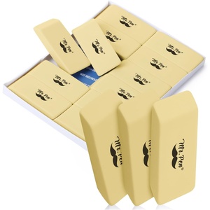image:imageMr Pen Pink Pencil Eraser 12 Pack  Large Latex Free Block Erasers for School Office Art Sketching Homework Exams Clean SmudgeFree CorrectionYellow
