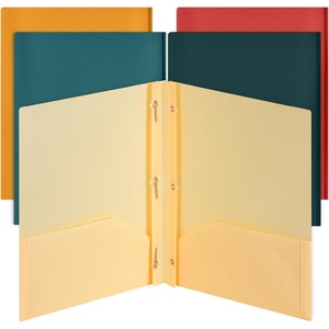 image:imageMr Pen Plastic Folders with Pockets and Prongs 5 Pack Letter Size  Flexible Plastic Folders with ProngsVintage and Retro Colors