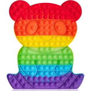 image:imageMr Pen Pop Fidget Sensory Toys Butterfly Shape  Sensory Stress Relief Squeeze Toys for Kids amp Adults Silicone Bubble Popping Game for Anxiety FunHappy Bear