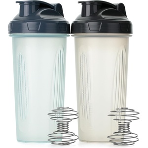 image:imageMr Pen Protein Shaker Bottles 2 Pack 28 oz  Shaker Bottles with LeakProof FlipTop Lid Wire Whisk Ball for Smooth Mixing Ideal for Protein Shakes SmoothiesClear