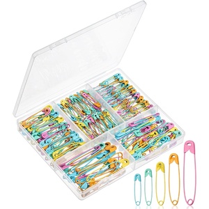 image:imageMr Pen Safety Pins Assorted 300 Pack 5 Different Sizes Colorful