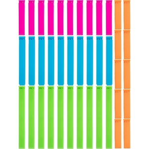 image:imageMr Pen Sealing Bag Chip Clips 32 Pack 2 Sizes 12x 31 amp 20x 43  Colorful Plastic Food Bag Sealing Clips for Food Packages Kitchen and Home Sturdy Dishwasher amp Freezer SafeVibrant Colors