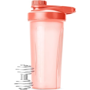 image:imageMr Pen Shaker Bottles  28 oz Pink Protein Mixer Bottle with Whisk Ball  Shaker Bottles for Protein ShakesCoral Pink