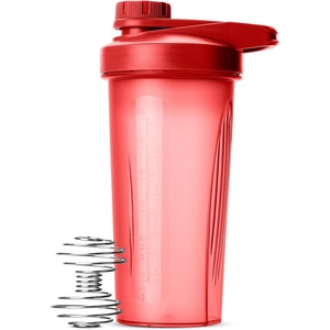 image:imageMr Pen Shaker Bottles  28 oz Pink Protein Mixer Bottle with Whisk Ball  Shaker Bottles for Protein ShakesRed