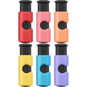 image:imageMr Pen Squeeze and Lock Bread Bag Clips 24 Inch 8 Pack  Multicolor Squeeze Lock Clips Reusable Bag Closures for Bread Snacks Coffee Food Storage Fits Thick and Thin BagsCandy Coast