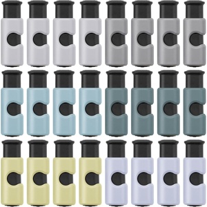 image:imageMr Pen Squeeze and Lock Bread Bag Clips 24 Inch 8 Pack  Multicolor Squeeze Lock Clips Reusable Bag Closures for Bread Snacks Coffee Food Storage Fits Thick and Thin BagsCool Tones