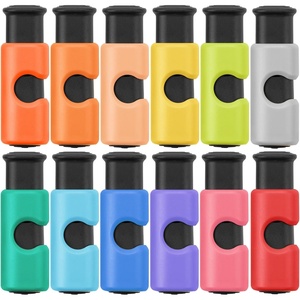 image:imageMr Pen Squeeze and Lock Bread Bag Clips 24 Inch 8 Pack  Multicolor Squeeze Lock Clips Reusable Bag Closures for Bread Snacks Coffee Food Storage Fits Thick and Thin BagsRainbow Vibe