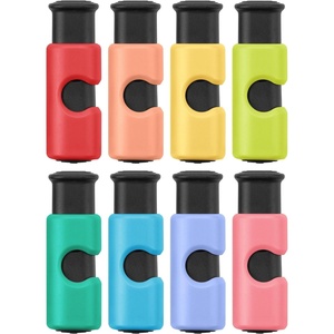 image:imageMr Pen Squeeze and Lock Bread Bag Clips 24 Inch 8 Pack  Multicolor Squeeze Lock Clips Reusable Bag Closures for Bread Snacks Coffee Food Storage Fits Thick and Thin BagsCrayon Colors