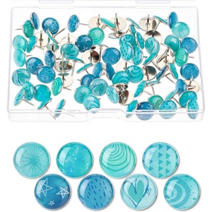 image:imageMr Pen Thumb Tack 500 Pack Black Flat Push Pins Bulk  Metal Roundness Push Pins Office Tacks for Corkboard Hanging Maps Poster Picture and Creating Different Art ProjectOcean Swirl