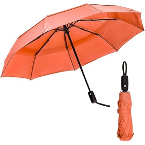 image:imageMr Pen Windproof Travel Umbrella Small WaterResistant Automatic Folding Umbrella for Rain and Sun Light Compact and Portable for Women amp Men Fits Car amp BackpackOrange Red