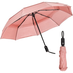 image:imageMr Pen Windproof Travel Umbrella Small WaterResistant Automatic Folding Umbrella for Rain and Sun Light Compact and Portable for Women amp Men Fits Car amp BackpackLight Pink