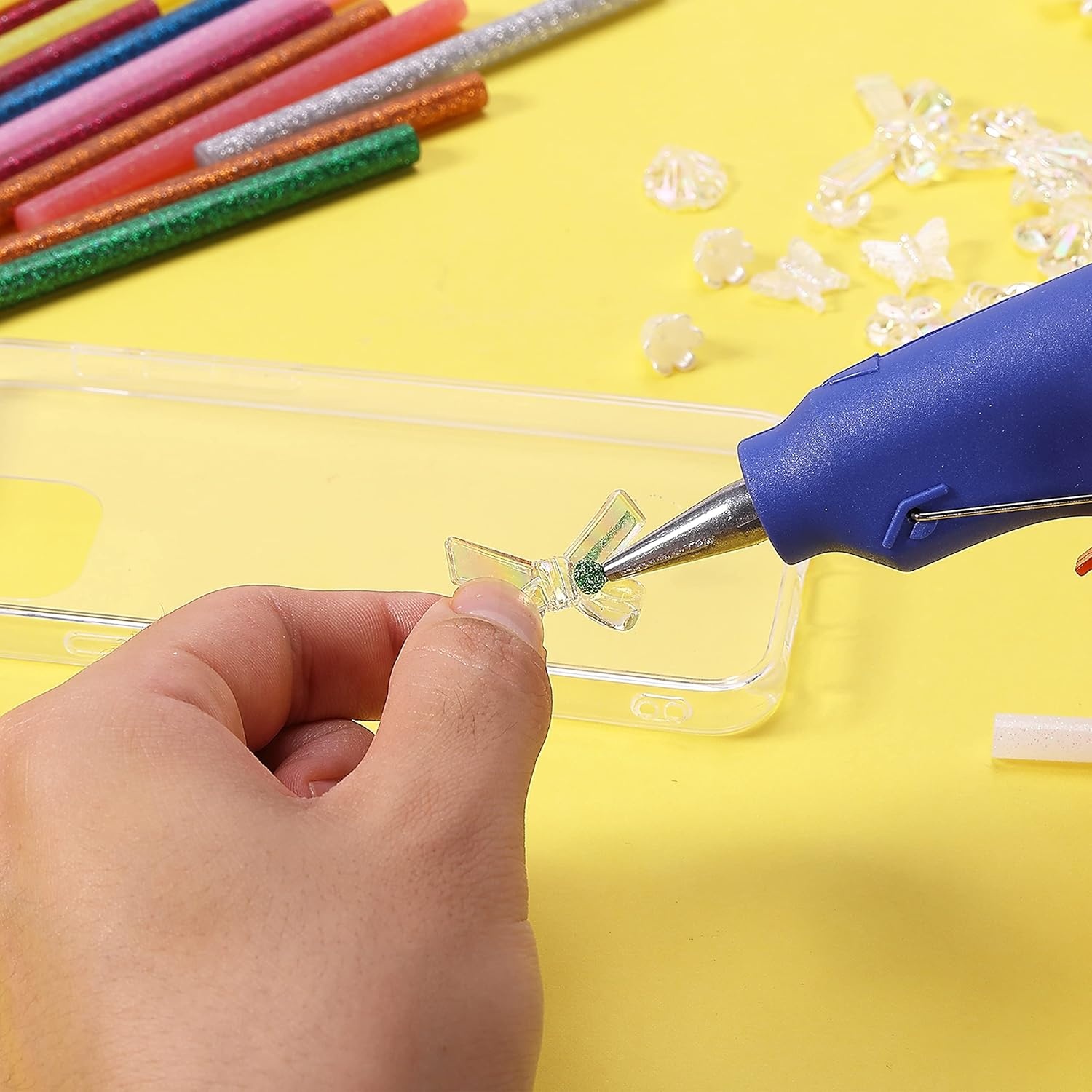 image:imageMr Pen Glitter Hot Glue Sticks 4x027 48 pcs  Colored Hot Glue Gun Sticks Mini Glue Sticks for Hot Glue Gun Mini Hot Glue Sticks Colored Glue Sticks Small Glue Sticks