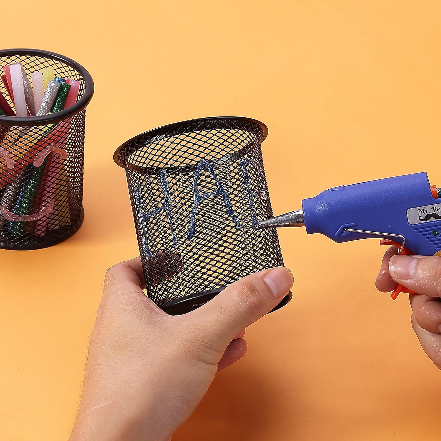 image:imageMr Pen Glitter Hot Glue Sticks 4x027 48 pcs  Colored Hot Glue Gun Sticks Mini Glue Sticks for Hot Glue Gun Mini Hot Glue Sticks Colored Glue Sticks Small Glue Sticks