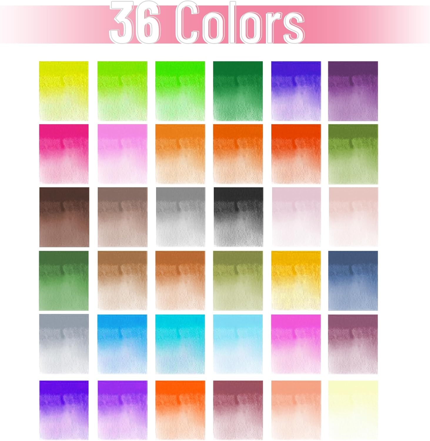 image:imageMr Pen Watercolor Brush Pens 36 Pack Blendable Art Markers  NonToxic Smooth Color Pens for Calligraphy Coloring Pros amp Beginners