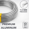 image:imageMr Pen 15 Gauge Aluminum Craft Wire 15 mm 325 Feet Bendable Metal Wire for Sculpting Jewelry Floral and Wreath Making Crafting Christmas Ornaments Beading Bonsai Training  Bendable Metal Wire for Jewelry Making Sculpting Floral Making Wreath Making Crafting Christmas Ornaments Beading325 Feet x 15 mm