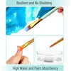 image:imageMr Pen Acrylic Paint Brushes Set 10 Pack Round amp Pointed Tip  Nylon Hair Artist Brushes for Watercolor Oil Rock Face Nail Miniature Canvas Detailing Drawing Art SuppliesMint Whisper