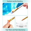 image:imageMr Pen Acrylic Paint Brushes Set 10 Pack Round amp Pointed Tip  Nylon Hair Artist Brushes for Watercolor Oil Rock Face Nail Miniature Canvas Detailing Drawing Art SuppliesBeige