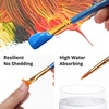 image:imageMr Pen Acrylic Paint Brushes Set 10 Pack Round amp Pointed Tip  Nylon Hair Artist Brushes for Watercolor Oil Rock Face Nail Miniature Canvas Detailing Drawing Art SuppliesBlue