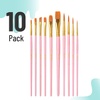 image:imageMr Pen Acrylic Paint Brushes Set 10 Pack Round amp Pointed Tip  Nylon Hair Artist Brushes for Watercolor Oil Rock Face Nail Miniature Canvas Detailing Drawing Art SuppliesRose Petal