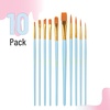 image:imageMr Pen Acrylic Paint Brushes Set 10 Pack Round amp Pointed Tip  Nylon Hair Artist Brushes for Watercolor Oil Rock Face Nail Miniature Canvas Detailing Drawing Art SuppliesSky Blue