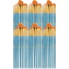 image:imageMr Pen Acrylic Paint Brushes Set 10 Pack Round amp Pointed Tip  Nylon Hair Artist Brushes for Watercolor Oil Rock Face Nail Miniature Canvas Detailing Drawing Art SuppliesBlue