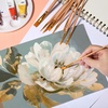 image:imageMr Pen Acrylic Paint Brushes Set 10 Pack Round amp Pointed Tip  Nylon Hair Artist Brushes for Watercolor Oil Rock Face Nail Miniature Canvas Detailing Drawing Art SuppliesSoft Ochre