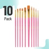 image:imageMr Pen Acrylic Paint Brushes Set 10 Pack Round amp Pointed Tip  Nylon Hair Artist Brushes for Watercolor Oil Rock Face Nail Miniature Canvas Detailing Drawing Art SuppliesBerry Bloom