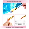 image:imageMr Pen Acrylic Paint Brushes Set 10 Pack Round amp Pointed Tip  Nylon Hair Artist Brushes for Watercolor Oil Rock Face Nail Miniature Canvas Detailing Drawing Art SuppliesSky Blue