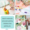image:imageMr Pen Acrylic Paint Brushes Set 10 Pack Round amp Pointed Tip  Nylon Hair Artist Brushes for Watercolor Oil Rock Face Nail Miniature Canvas Detailing Drawing Art SuppliesMint Whisper