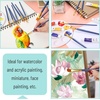 image:imageMr Pen Acrylic Paint Brushes Set 10 Pack Round amp Pointed Tip  Nylon Hair Artist Brushes for Watercolor Oil Rock Face Nail Miniature Canvas Detailing Drawing Art SuppliesMidnight Current